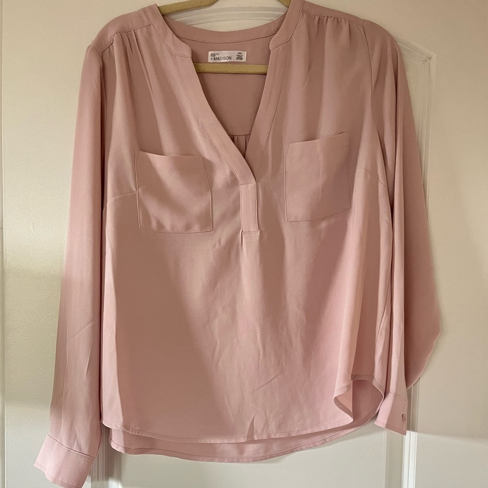 ✨3 for $20✨ 89th & Madison Women's Blouse - soft pink